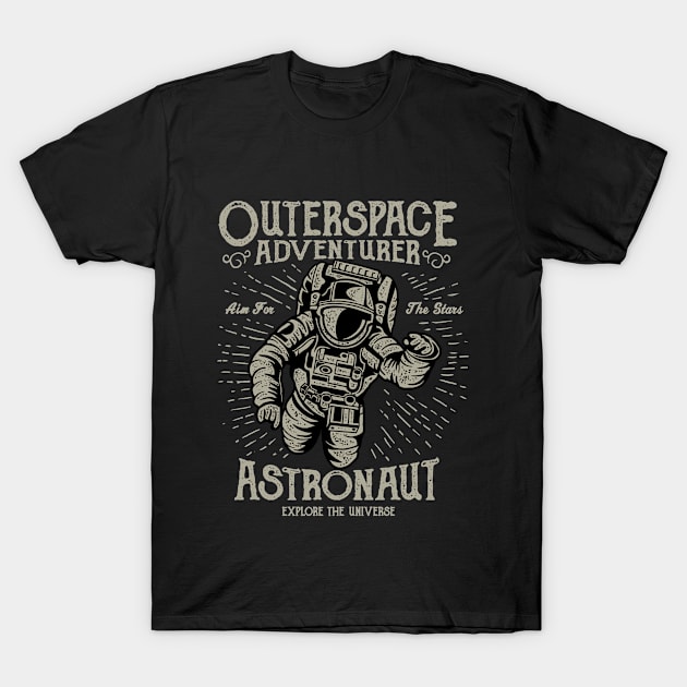 Outer Space Adventurer T-Shirt by depresident